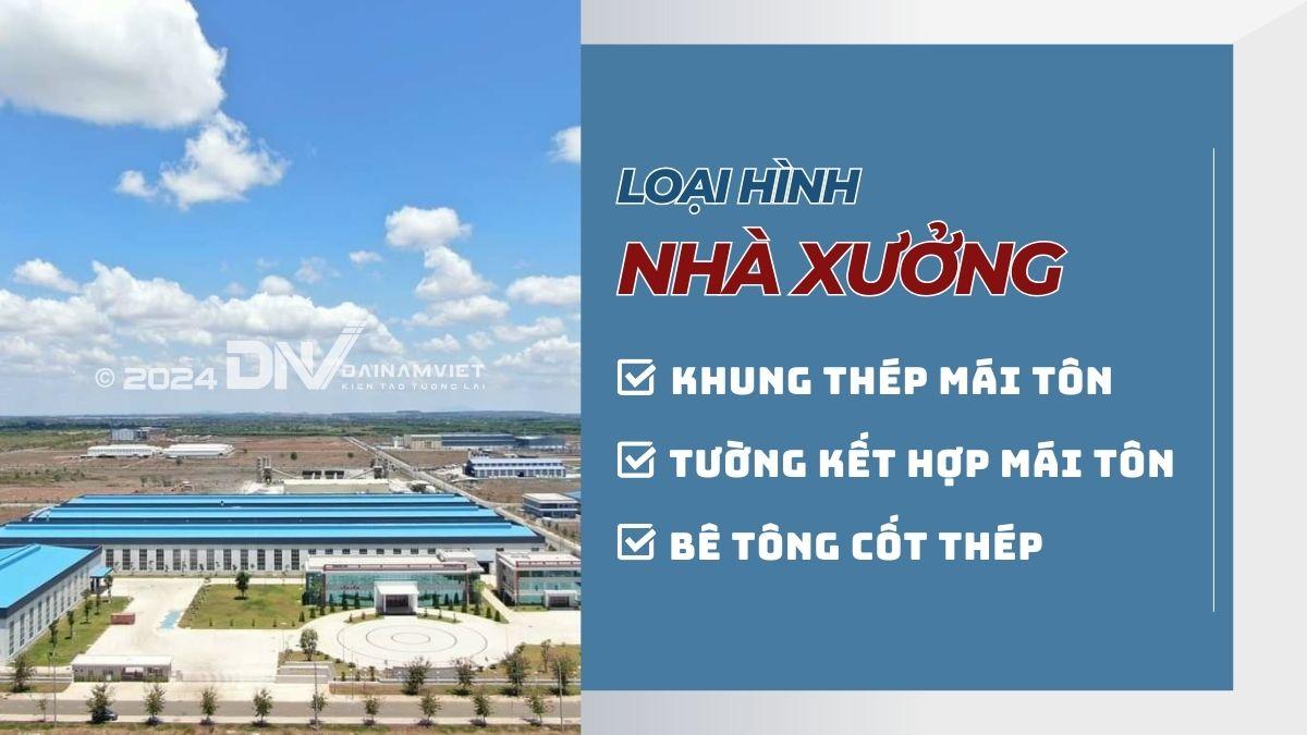 Loai hình nhà xưởng thép tiền chế