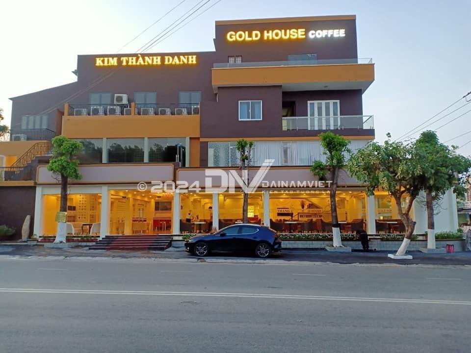 Thông tin về dự án thiết kế và thi công nội thất GOLD HOUSE COFFEE