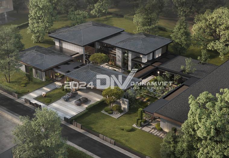 Thiết kế nhà vườn 1000m2 2 tầng